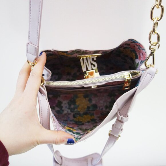 Steve Madden Blush Pink Faux Leather Handbag Crossbody NWT! - Picture 6 of 10